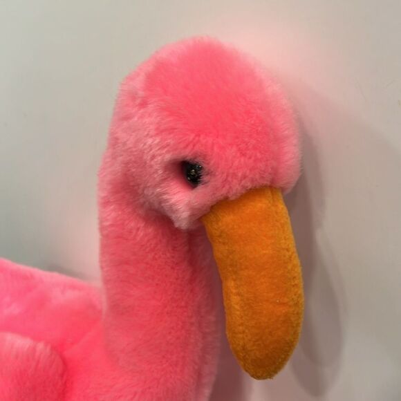 Retired Original TY Beanie Baby 1995 Pinky the Flamingo Style 4072 Buddies Vtg. - Picture 2 of 5
